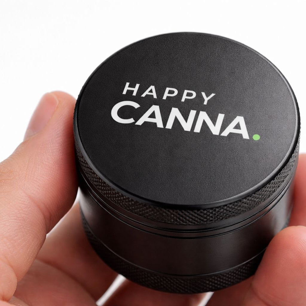 HC Essential Grinder 55 – 4-teilige Premium Kräutermühle aus Zinklegierung mit Magnetverschluss & Geschenkbox